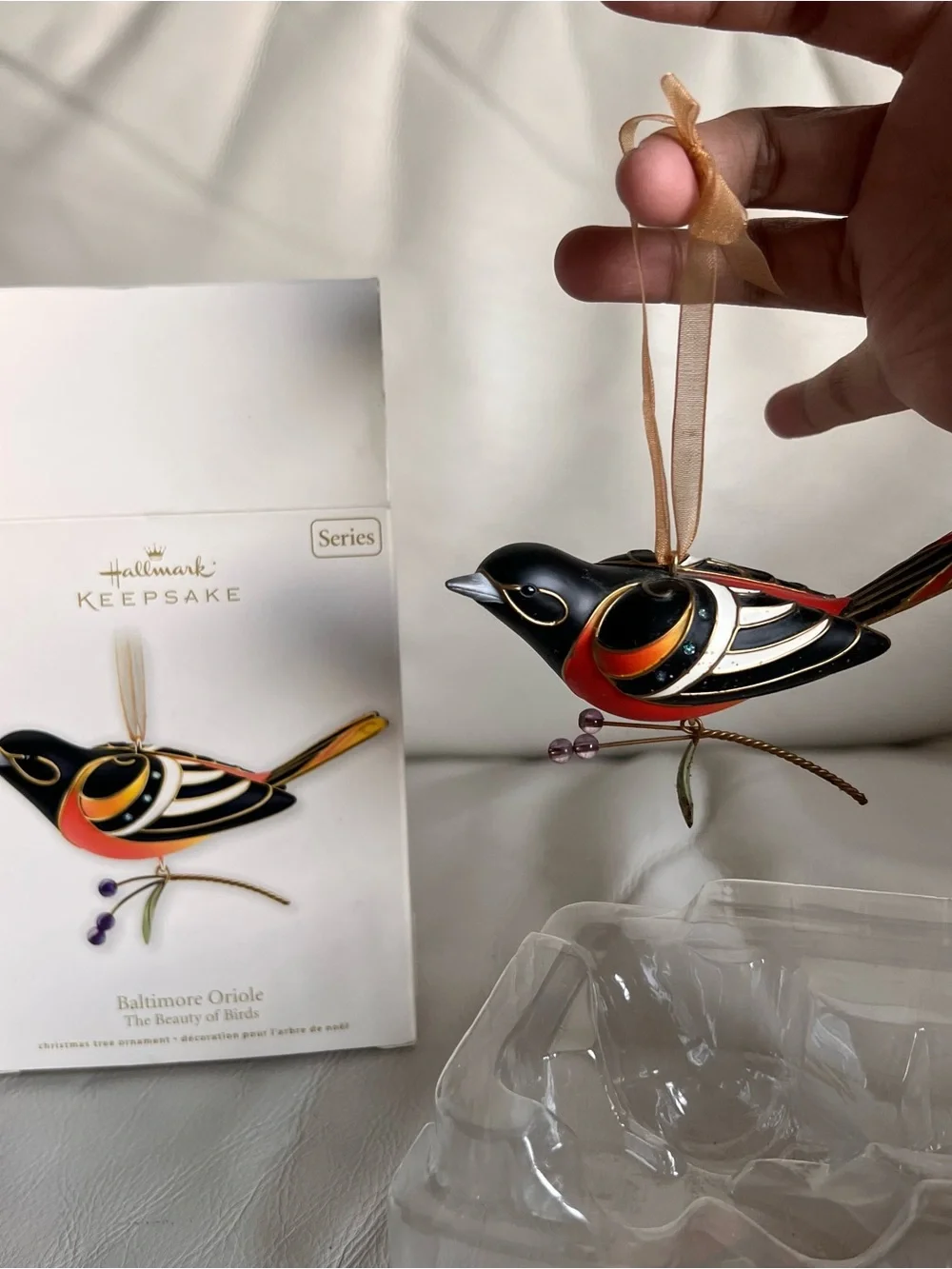 Hallmark Keepsake Baltimore Oriole The Beauty of Birds Hanging Ornament